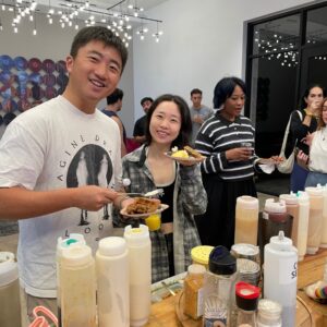 BYD Waffle Bar Guests
