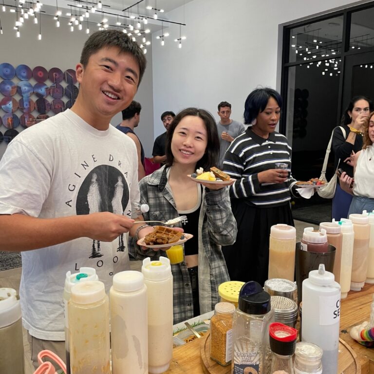 BYD Waffle Bar Guests