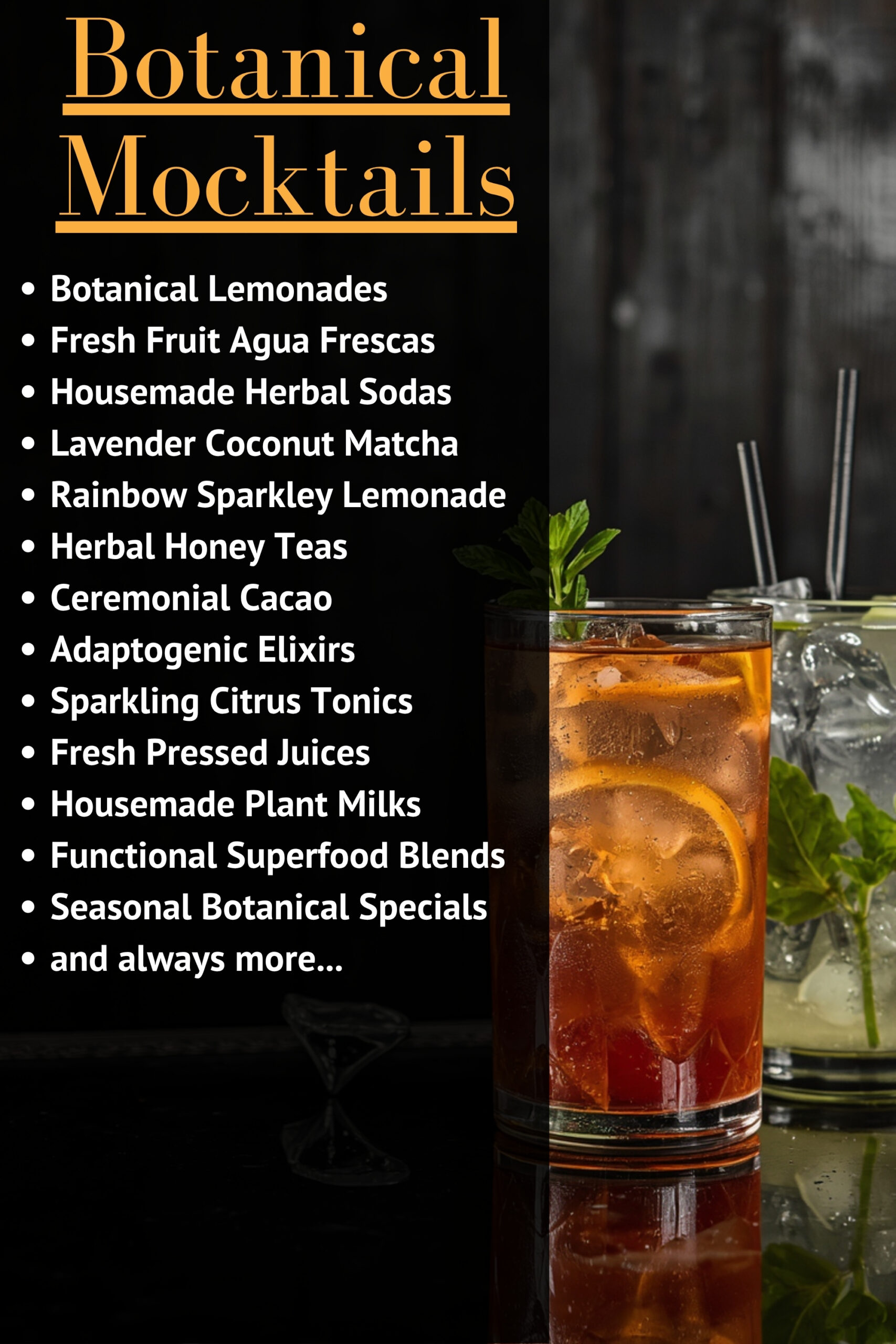 Botanical Mocktails