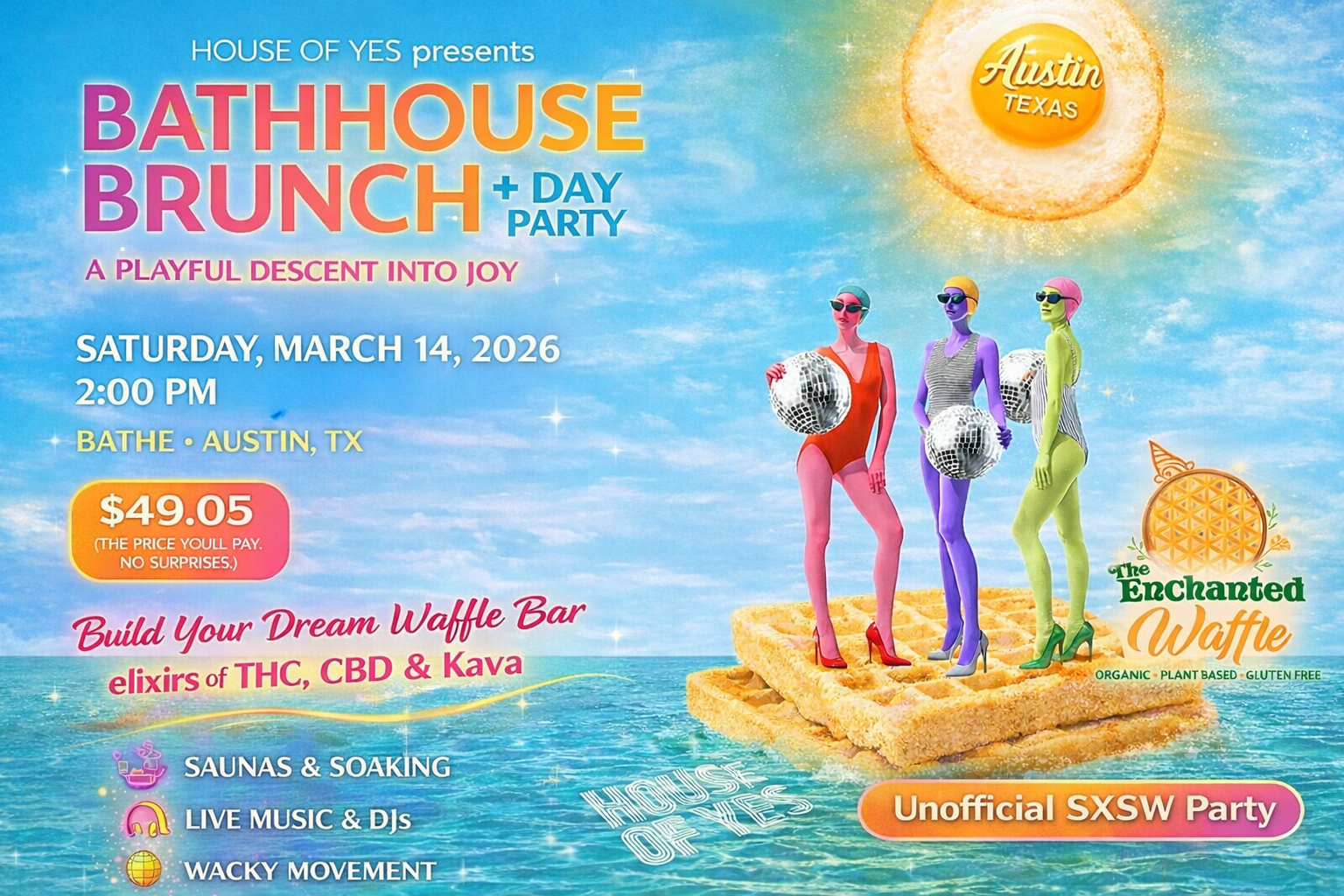 Bathhouse Brunch Flyer