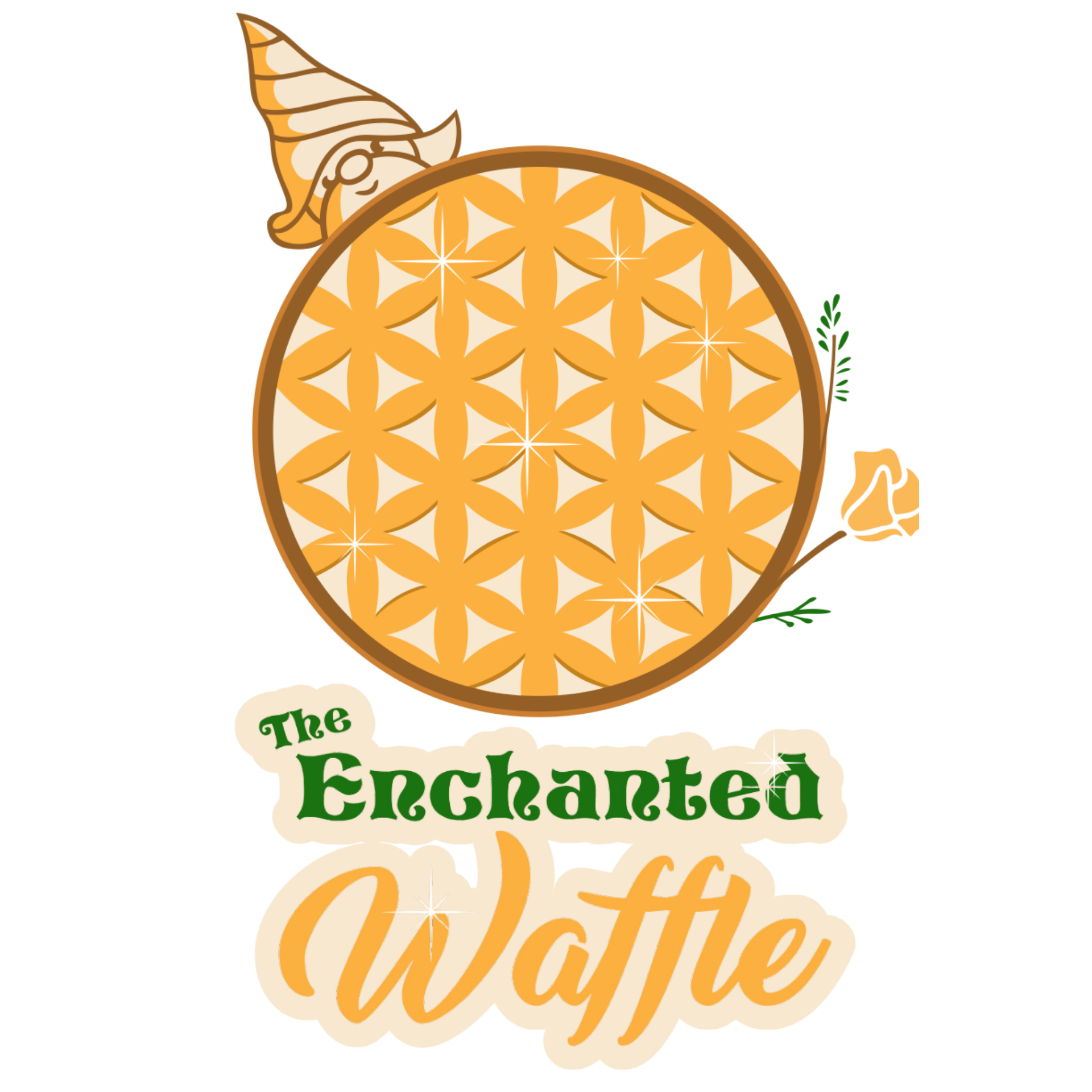 The Enchanted Waffle Logo