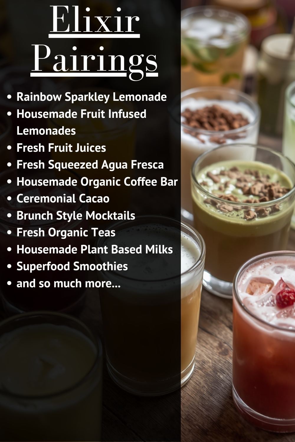 Elixir Pairings for BYD Waffle Bar