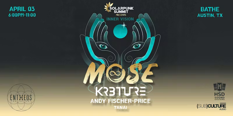 Mose in Austin Solarpunk Summit Flyer