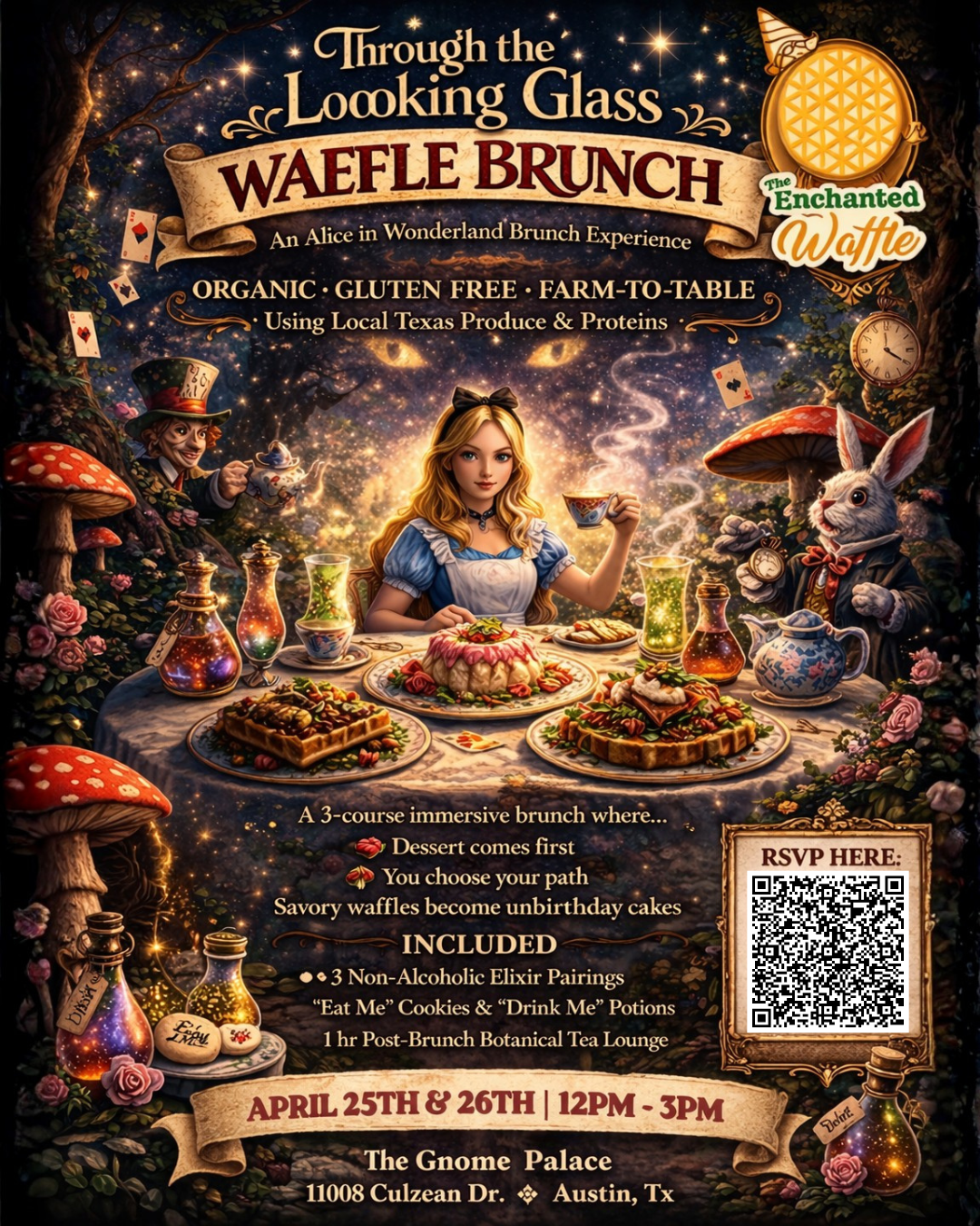 Alice in Wonderland Through the Looking Glass Main Flyer