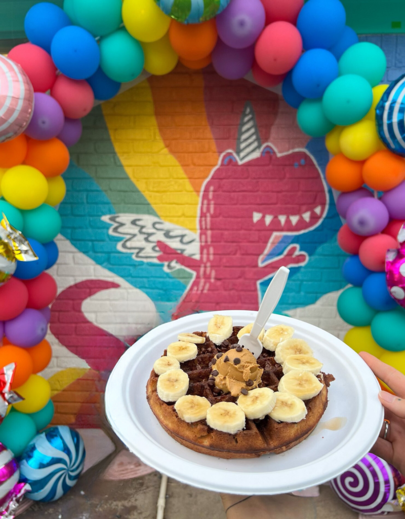 Waffle Rainbow no chair